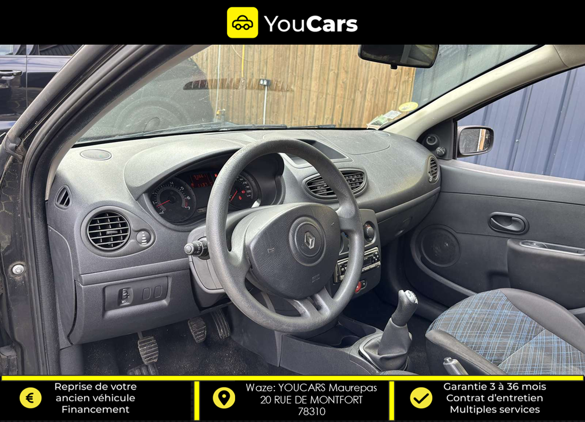 RENAULT Clio 3 III 5 Portes 1.2 i 75 cv IDEAL JEUNE PERMIS ENTRETIEN A JOUR