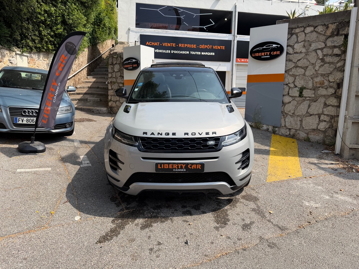 LAND ROVER EVOQUE 2.0 D 150 CV R DYNAMIC / Toit Ouvrant / Meridian / Pack Black / Jantes Noires