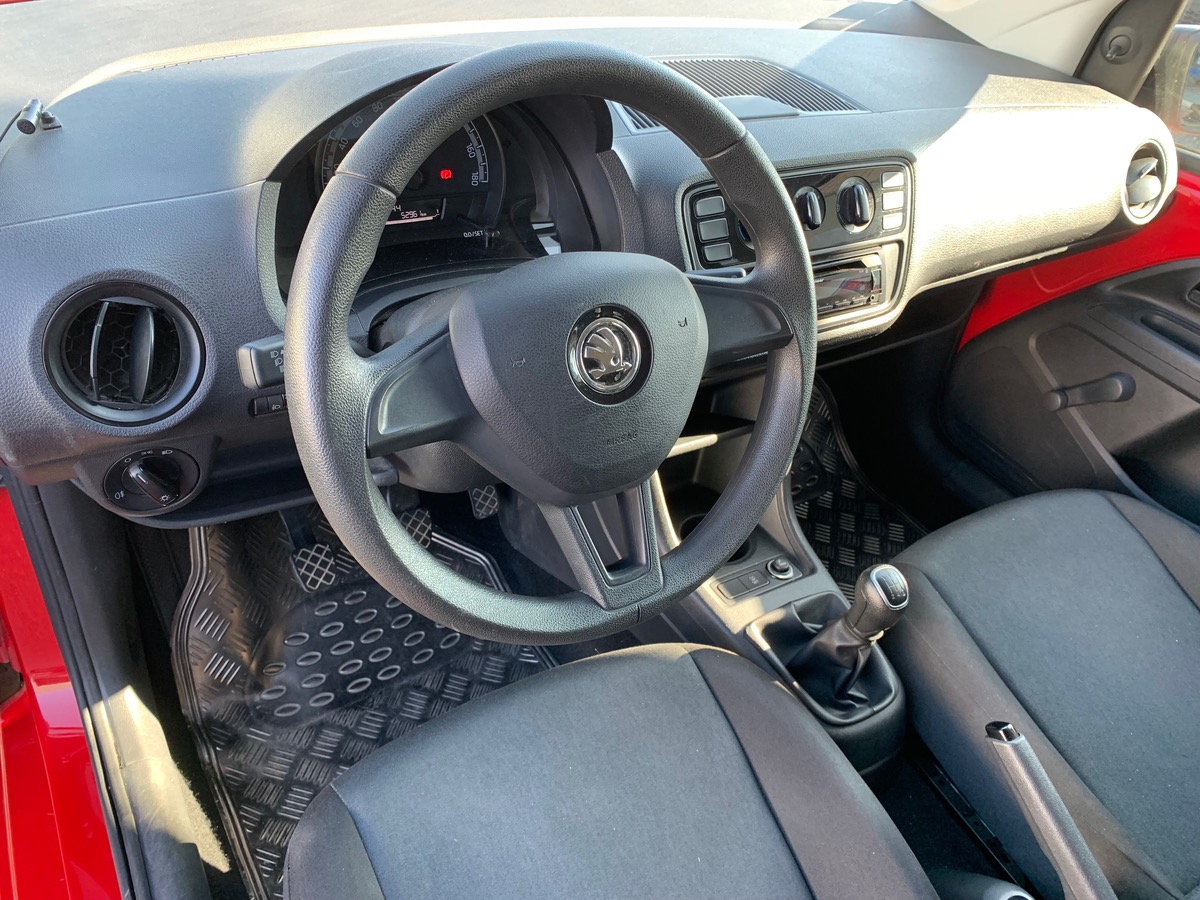 Skoda Citigo 60 ch | Rouge Tornado | ABS | Airbags | Dernier entretien à 50661 kms en 07/2025