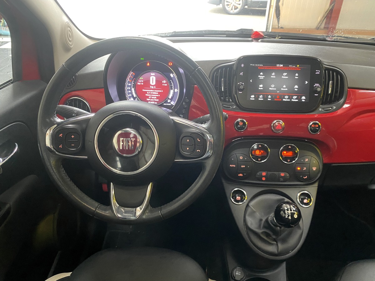 Fiat 500 1.2 (2) 69 CH LOUNGE (DISTRIBUTION NEUVE)