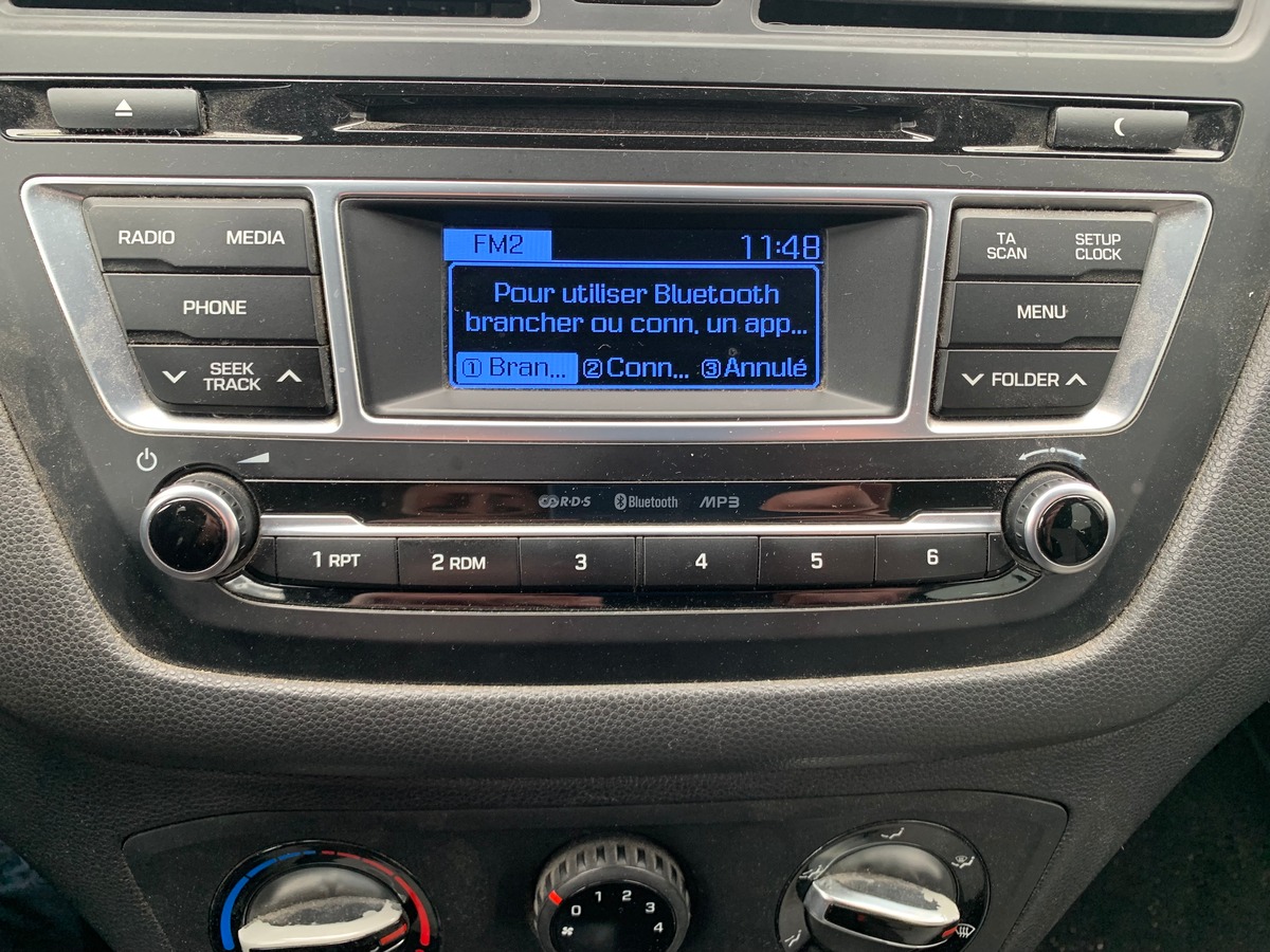 Hyundai i20 84 ch | Edition 1 | Régulateur de vitesse | Jantes Alu | Climatisation | Radar arriére