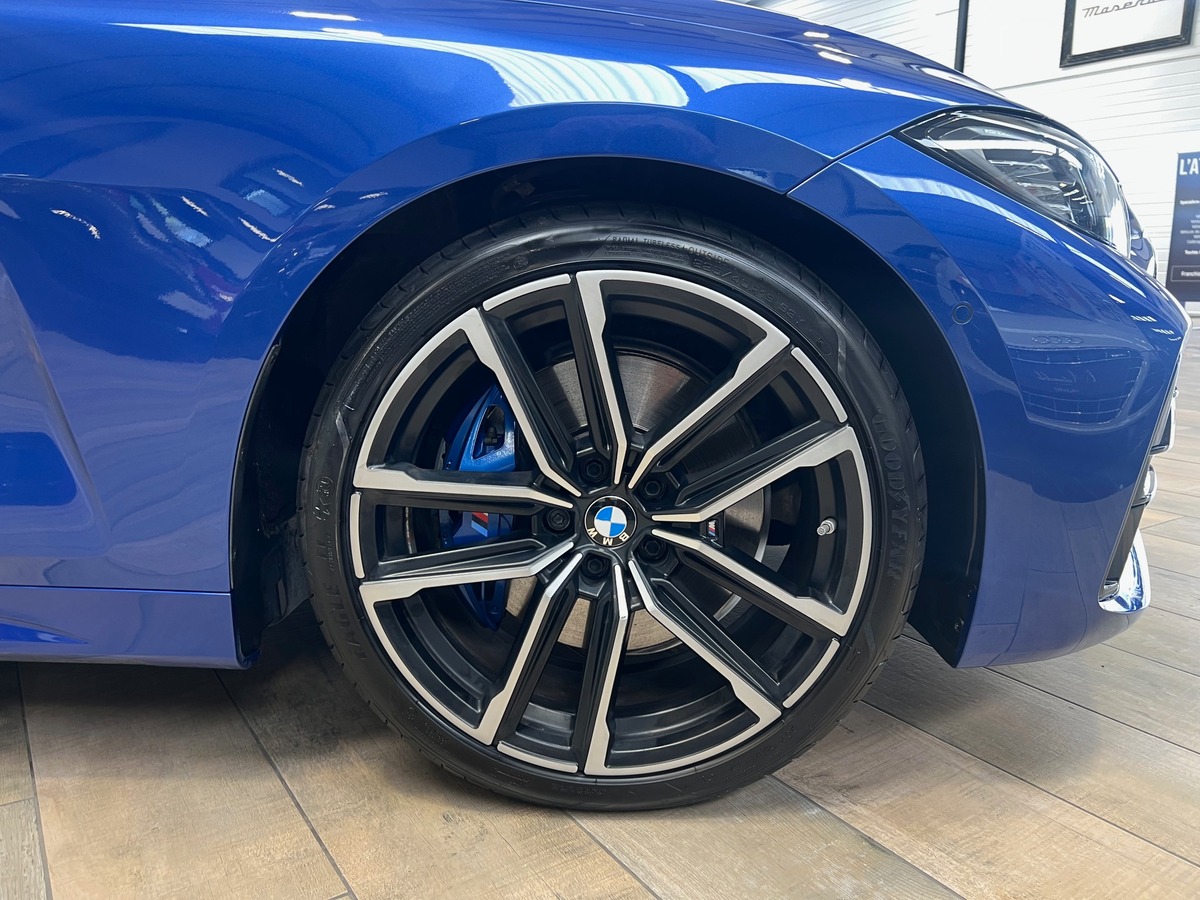 Bmw Série 4 (G22) COUPE 420D 190 M SPORT BVA8 /PORTIMAO BLUE/TOIT PANO/HUD