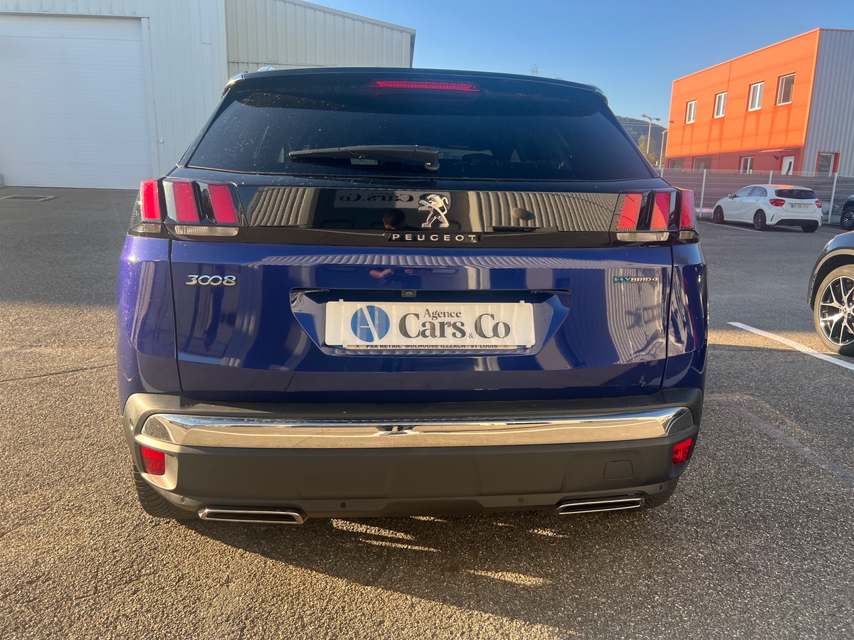 Peugeot 3008 HYbrid4 300cv GT EAT8, SUIVI COMPLET PEUGEOT, TOIT OUVRANT, SIEGES CHAUFFANTS/ MASSANTS