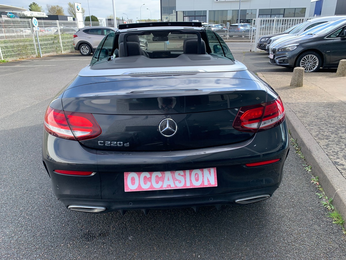 Mercedes-Benz Classe C Cabriolet 194 ch | AMG Line | Siéges électriques chauffants | Caméra de recul