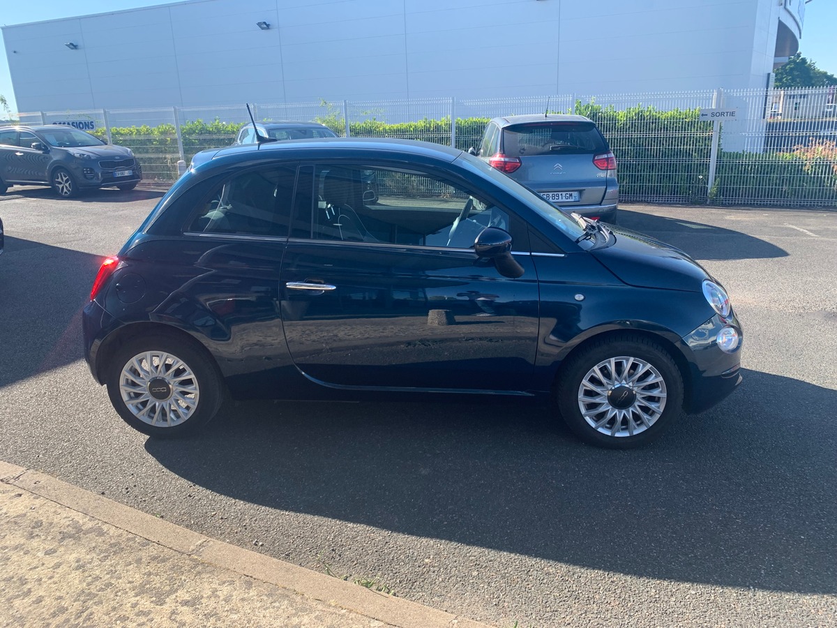 Fiat 500 70 chevaux | Lounge | Régulateur de vitesse | Uconnect | Radar de stationnement arrière