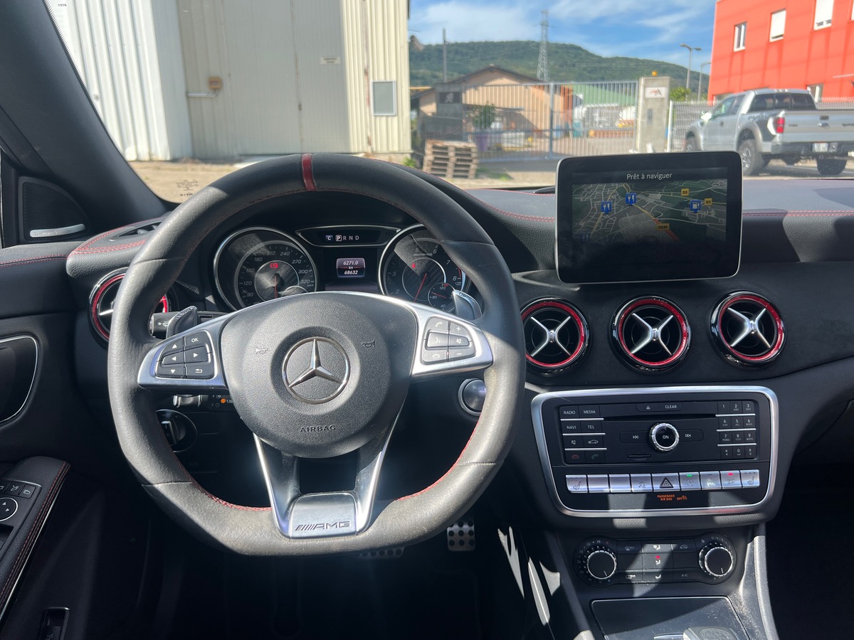 Mercedes-Benz CLA 45 AMG 381cv  4MATIC, SUIVI COMPLET MERCEDES, SIEGES CHAUFFANTS, HARMAN KARDON