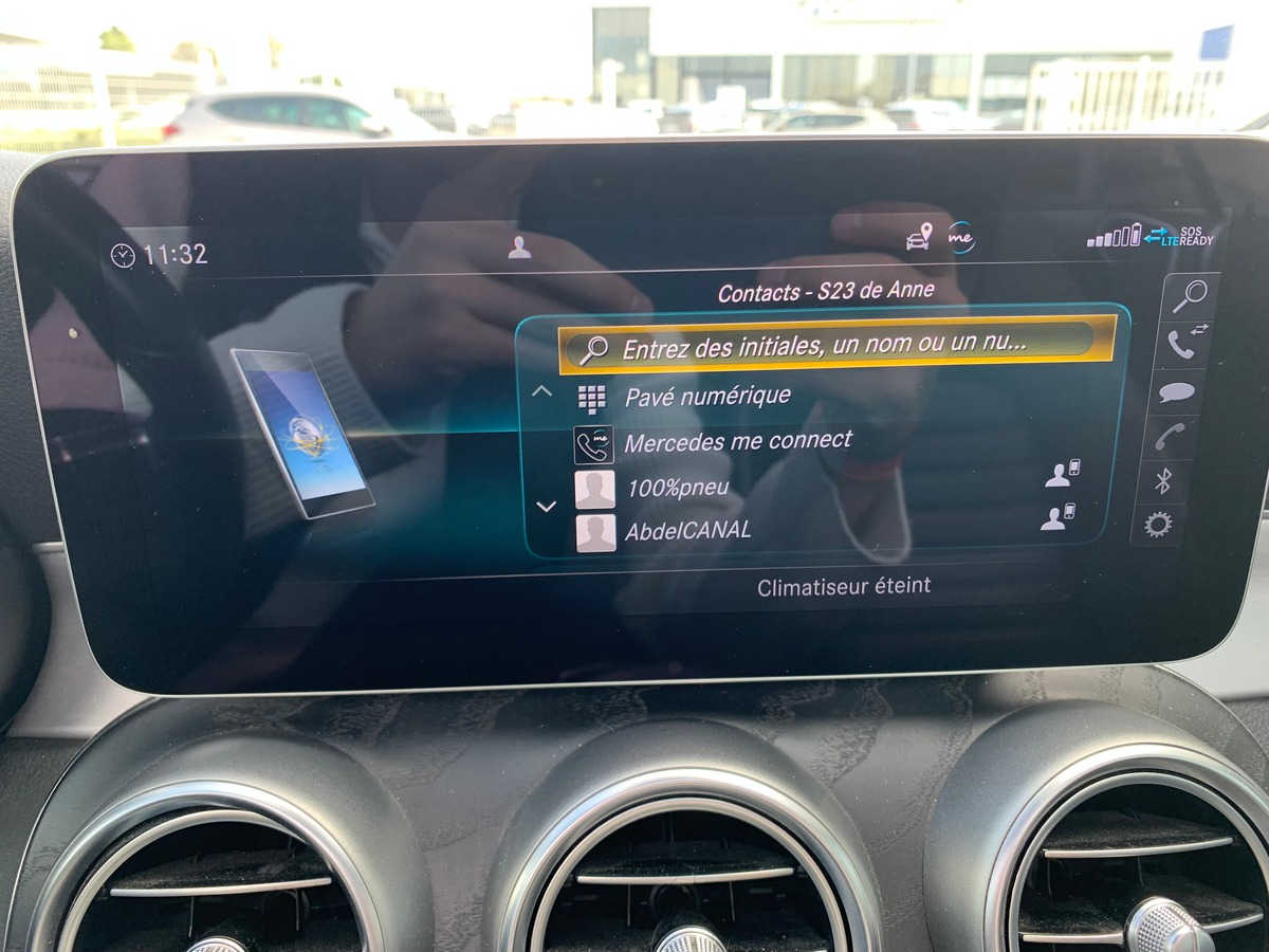 Mercedes-Benz Classe C Cabriolet 194 ch | AMG Line | Siéges électriques chauffants | Caméra de recul