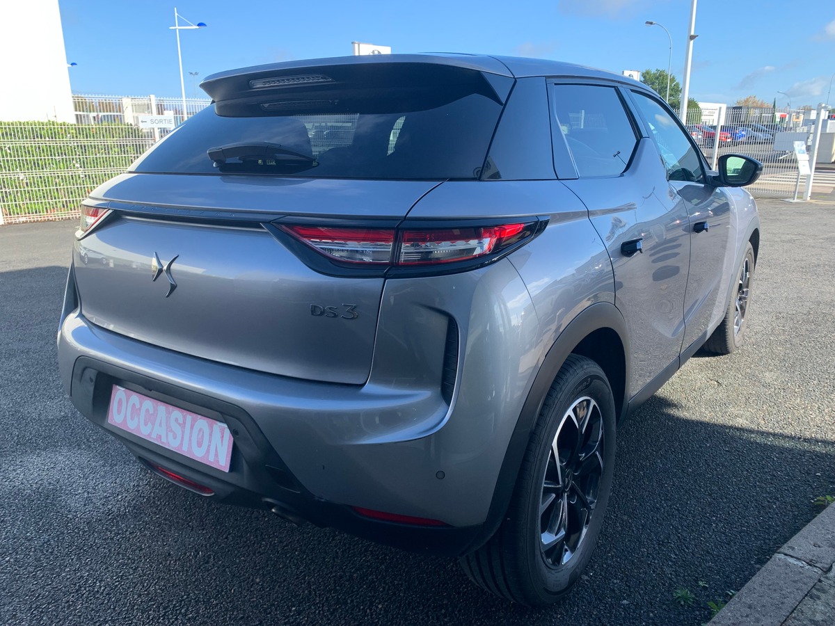 DS DS 3 110 chevaux | So Chic | Caméra de recul | Apple car play Android auto | Régulateur vitesse