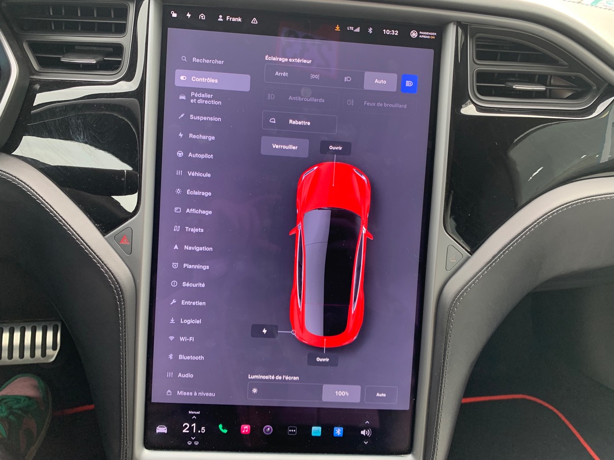 Tesla Model S 75D Dual Motor | GPS | Caméra recul | Ouverture du coffre mains libres | Phares LED