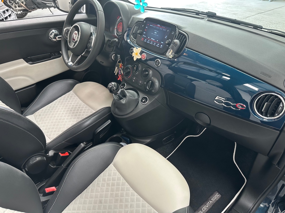 Fiat 500C 1.0 70ch BSG S&S Dolcevita Garantie jusqu'au 19/01/2027 / deuxième main