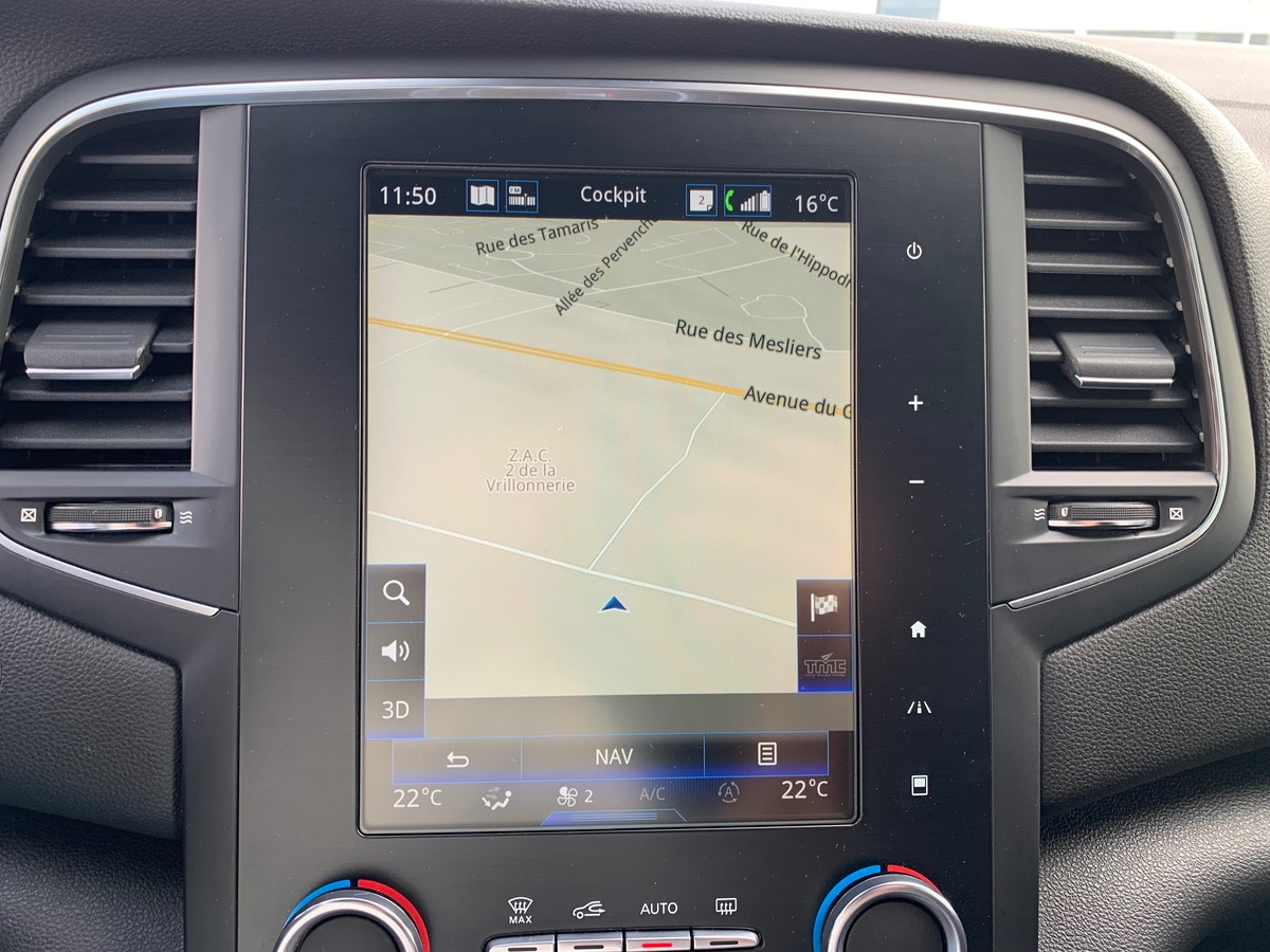 RENAULT Megane 280 ch | RS | JA 19" Interlagos diamantées | Affichage tête haute | GPS