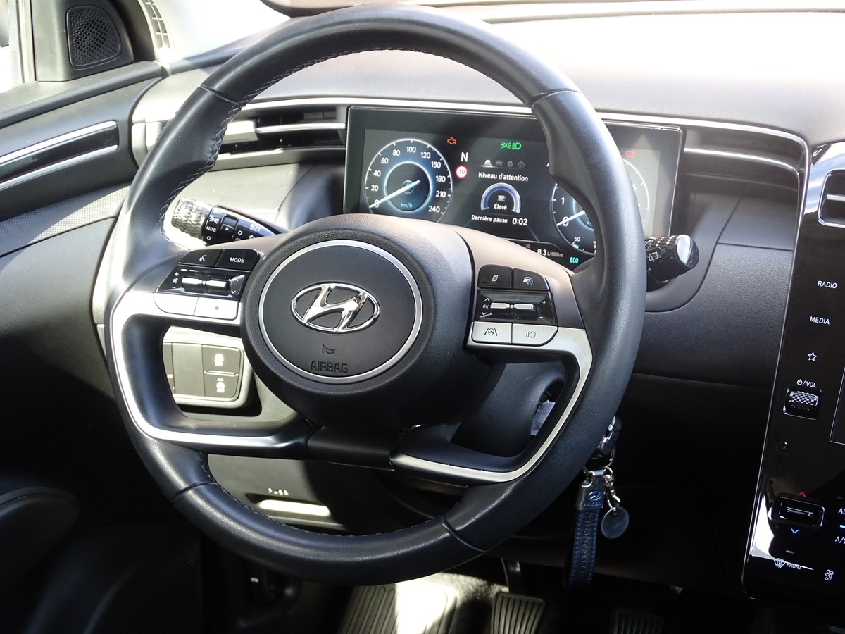 Hyundai Tucson 1.6 T-GDI 150 ch hybride INTUITIVE CARPLAY 1er main garantie constructeur