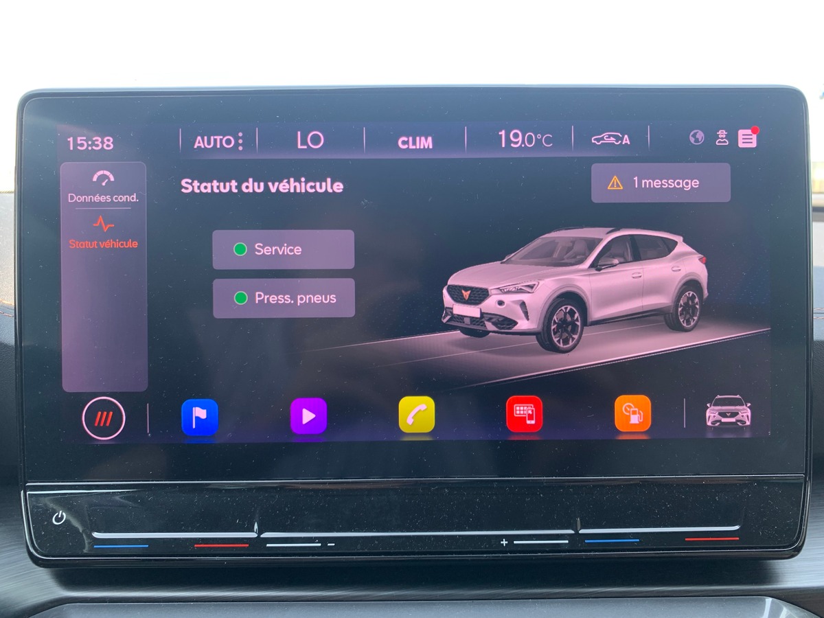 Cupra Formentor 150 ch | V | Caméra recul | Apple car Play | Volant chauffant | Régulateur adaptatif