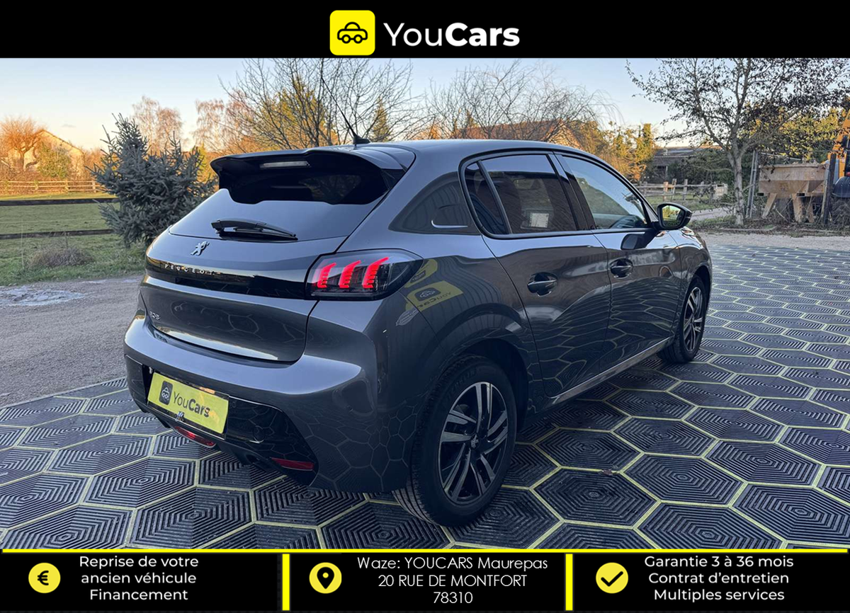 Peugeot 208 PHASE 2 II 5 Portes 1.2 PureTech EAT8 S&S 100 cv ALLURE BOITE AUTO CAMERA DE RECUL