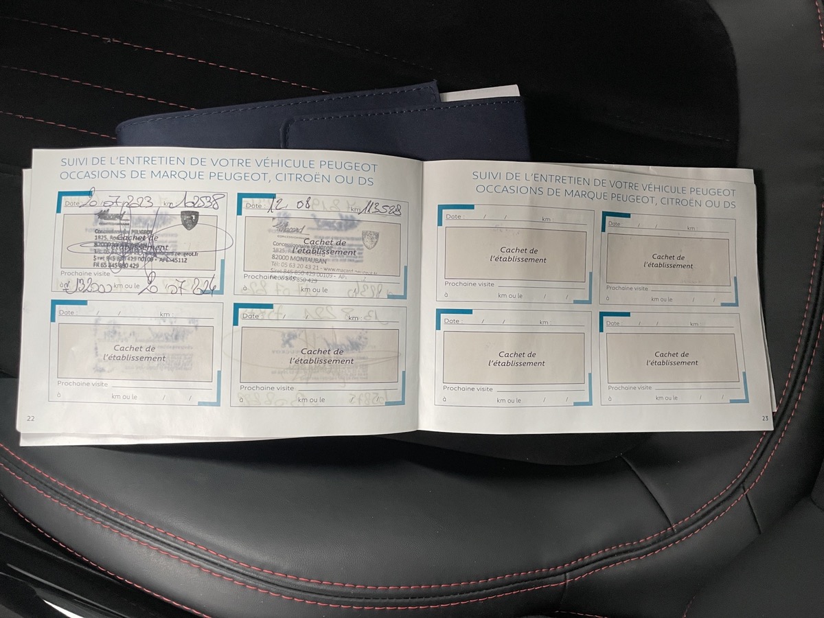 Peugeot 308 - (II) 2.0L BLUEHDi EAT6 180CH - FINITION GT -  2EME MAIN - ENTRETIENS COMPLET