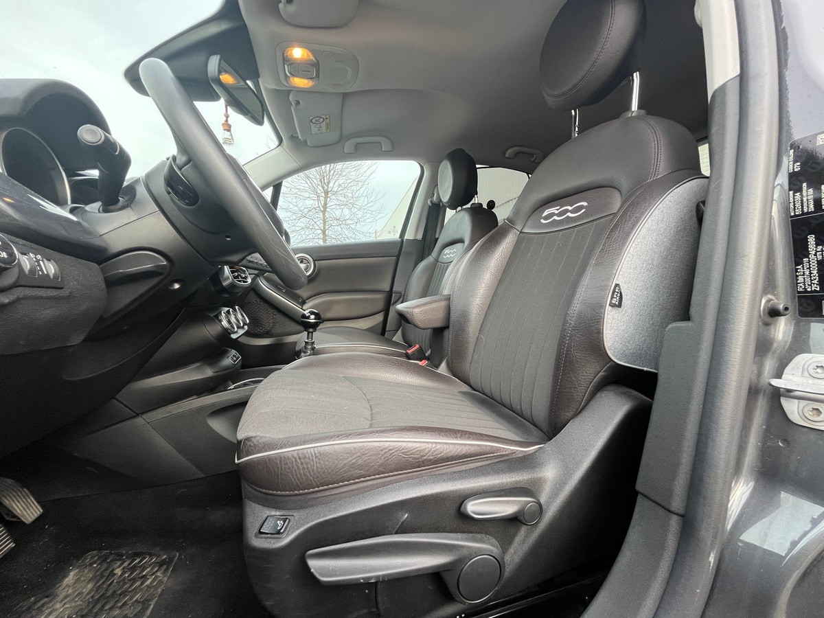 Fiat 500X 1.6 JTD 120ch LOUNGE, RADAR DE RECUL, GPS, REGULATEUR, LIMITEUR, FEUX AUTOMATIQUE