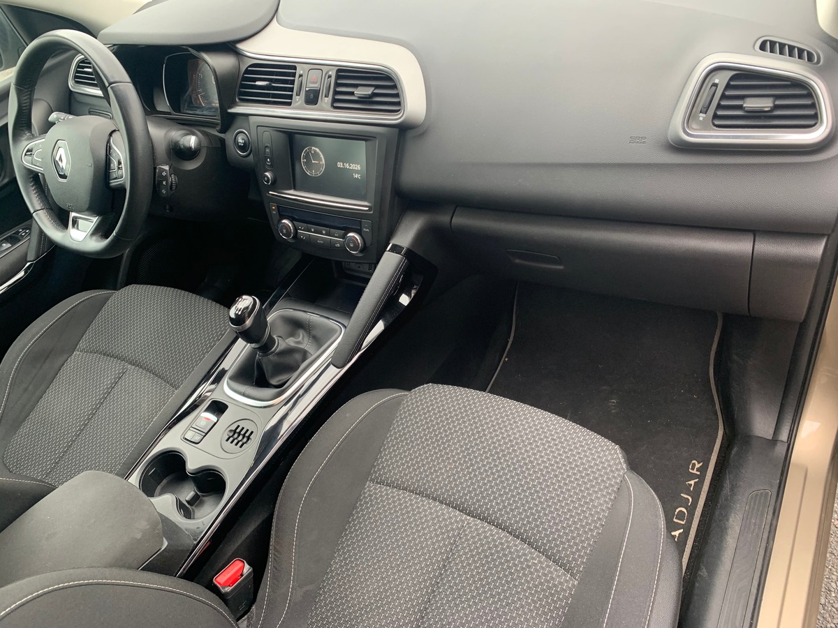 RENAULT Kadjar 130 chevaux | Zen | Caméra recul | Radars | Régulateur de vitesse | GPS | Bluetooth