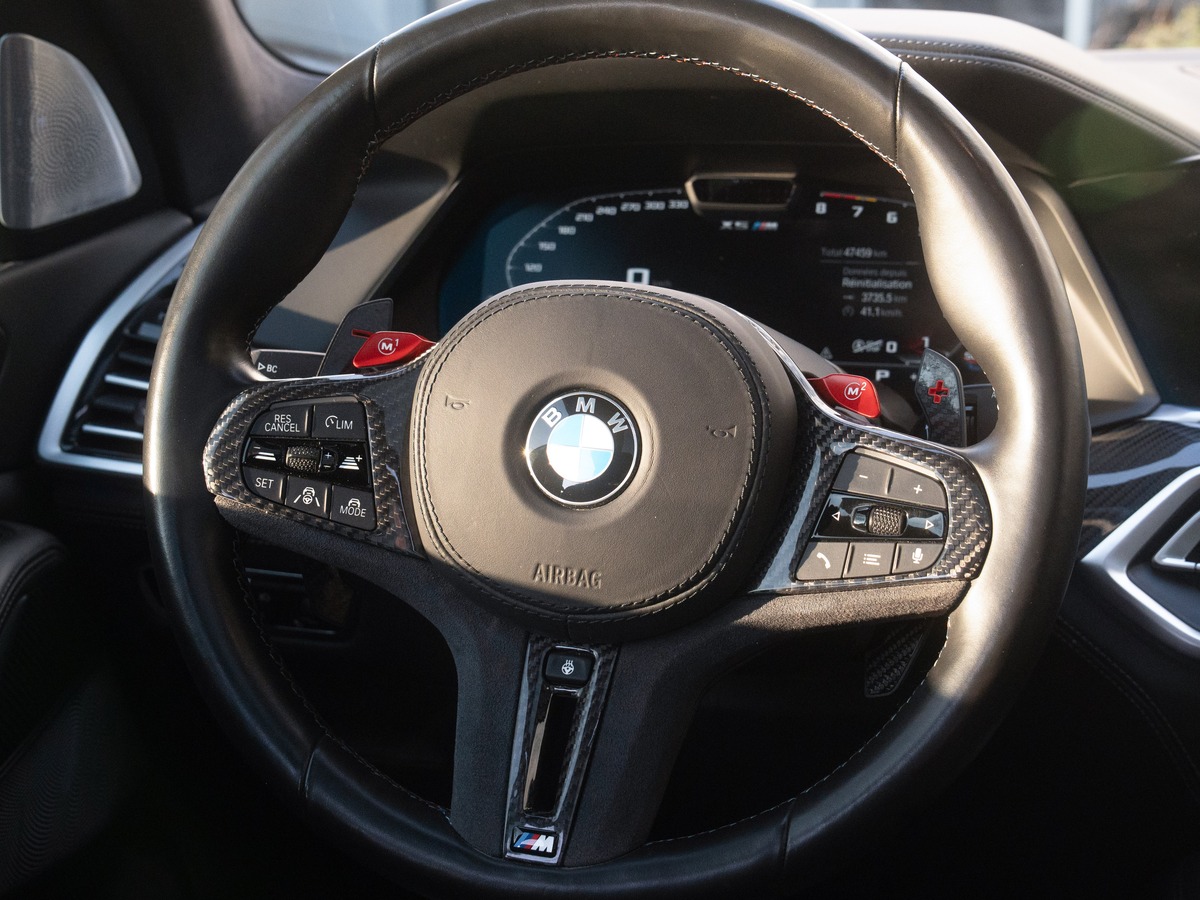 Bmw X5 M IV (F95) 625 ch COMPETITION BVA8 MARINA BAY BLUE FULL OPTON