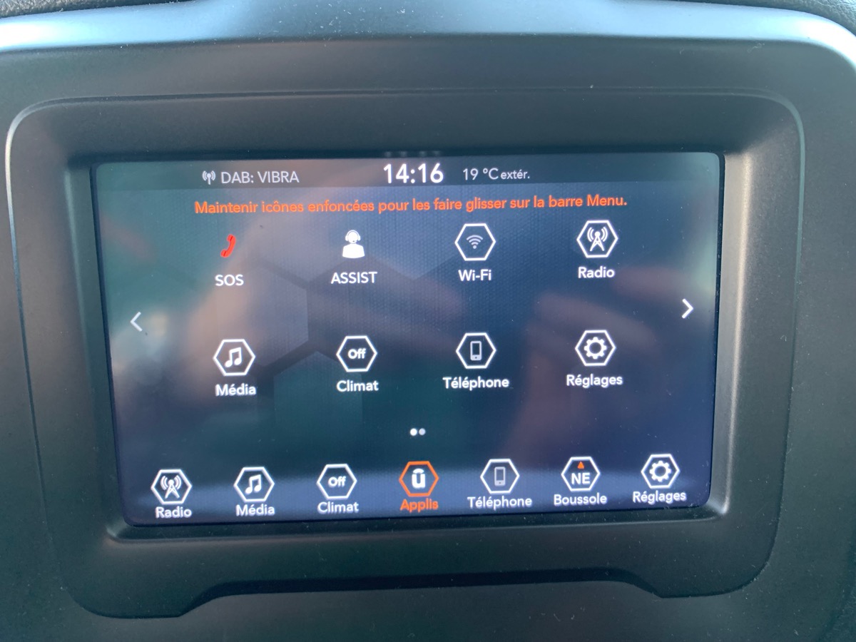 Jeep Renegade 120 ch | Limited | Caméra de recul | Régulateur de vitesse | Avertisseur Angles Morts