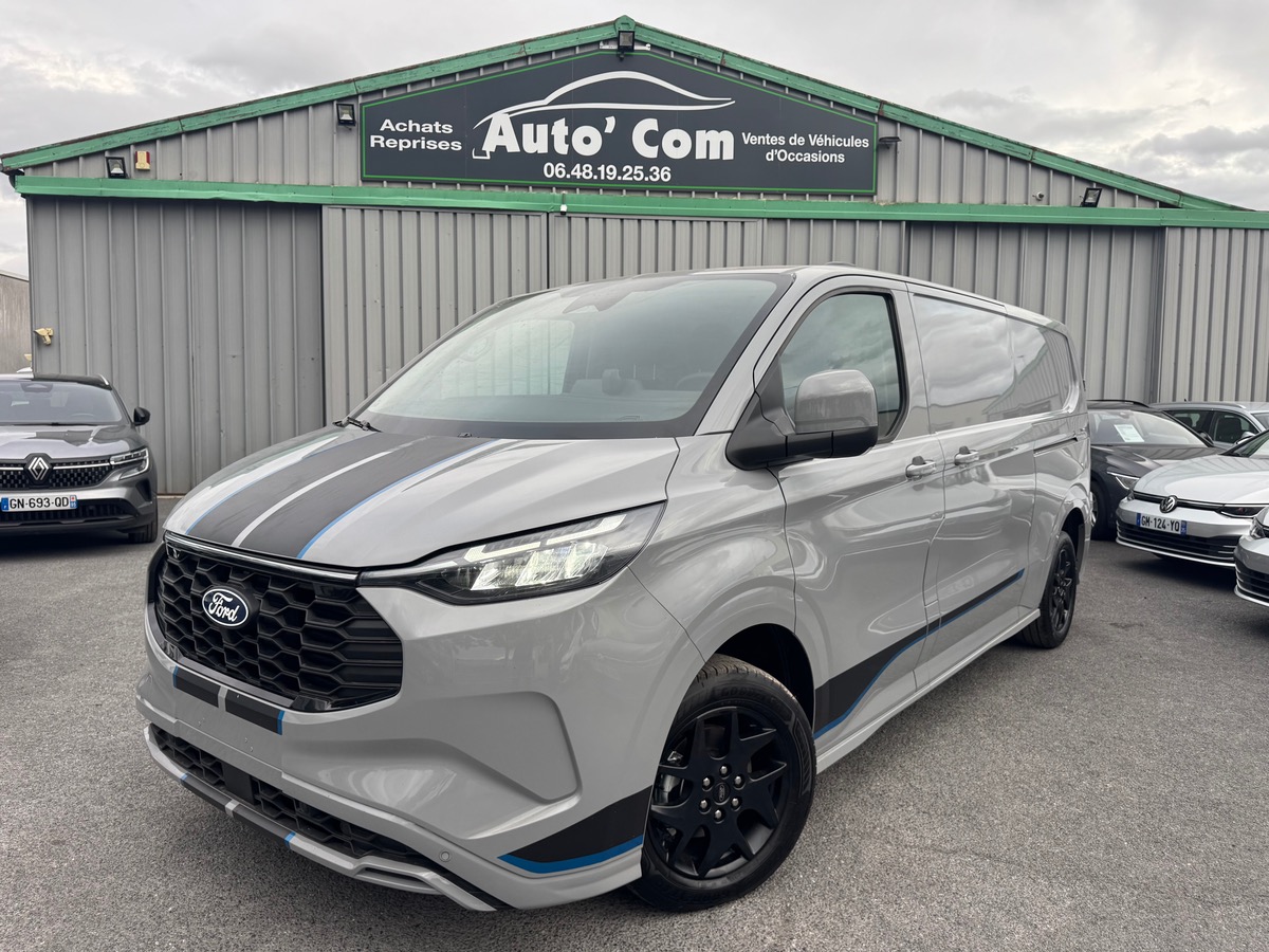 Ford TRANSIT CUSTOM L2H1 2.0 ECO BLUE 170CH SPORT / 2 PORTES LATERALES
