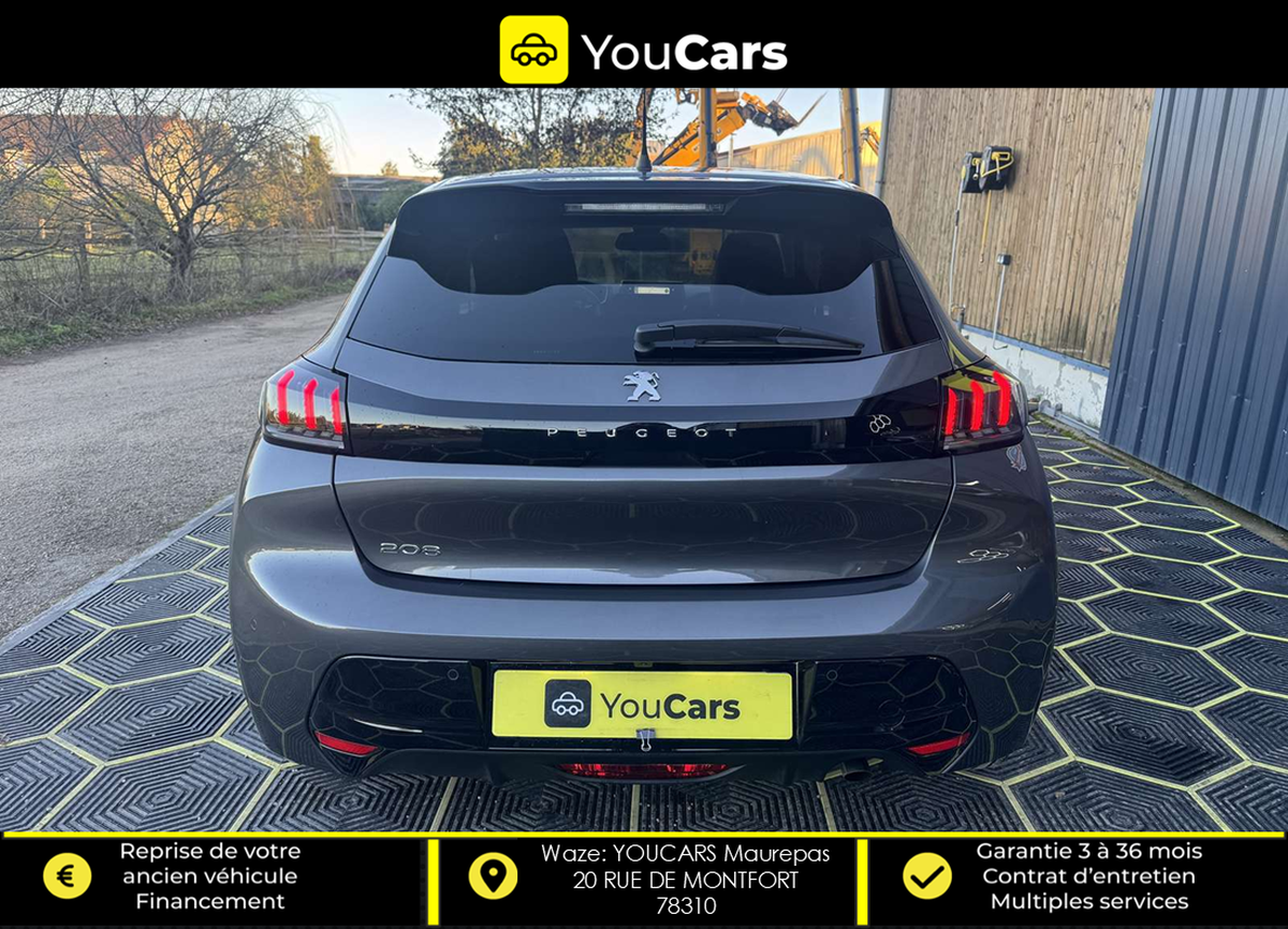 Peugeot 208 PHASE 2 II 5 Portes 1.2 PureTech EAT8 S&S 100 cv ALLURE BOITE AUTO CAMERA DE RECUL