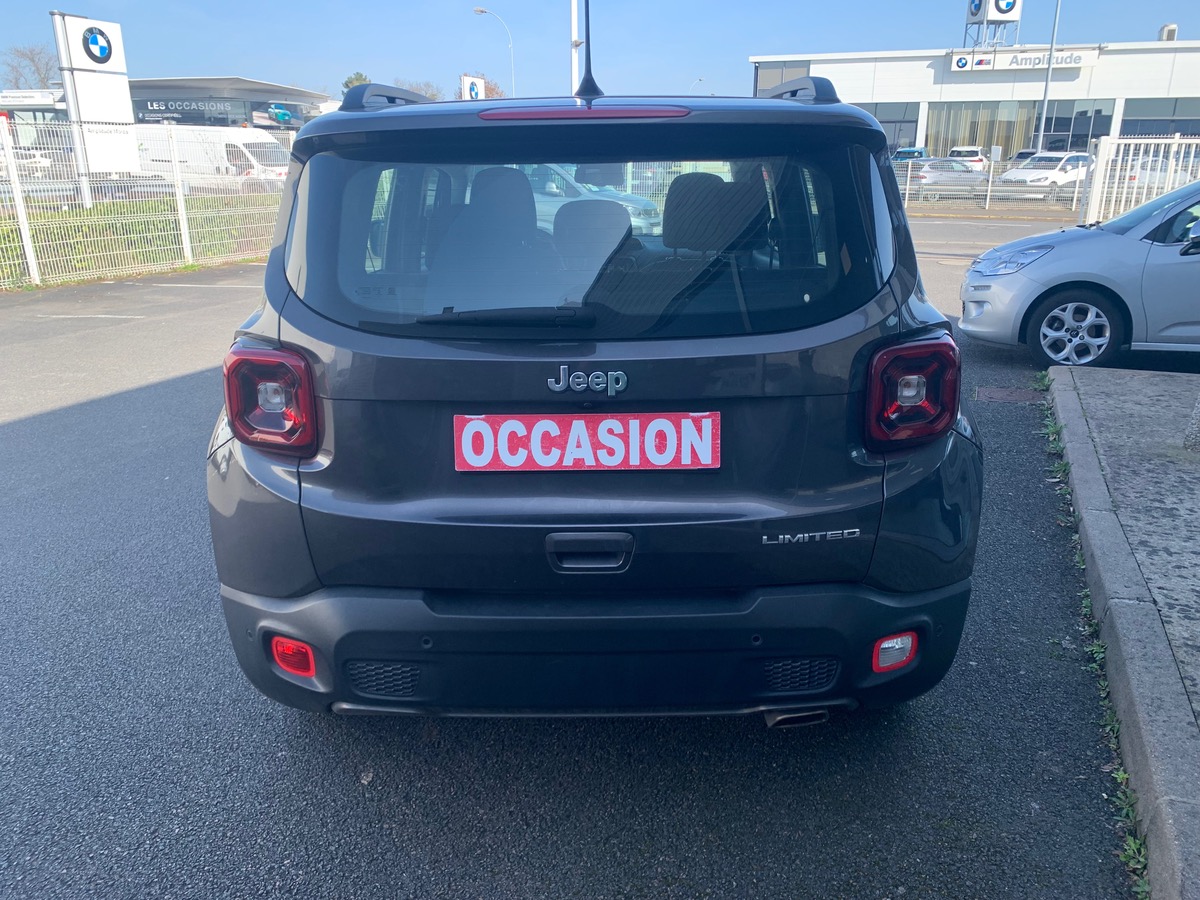 Jeep Renegade 120 ch | Limited | Caméra de recul | Régulateur de vitesse | Avertisseur Angles Morts