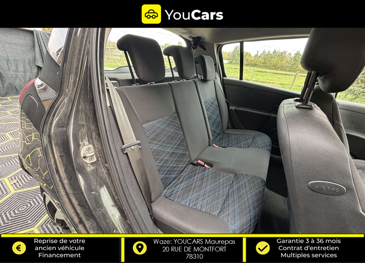 RENAULT Clio 3 III 5 Portes 1.2 i 75 cv IDEAL JEUNE PERMIS ENTRETIEN A JOUR