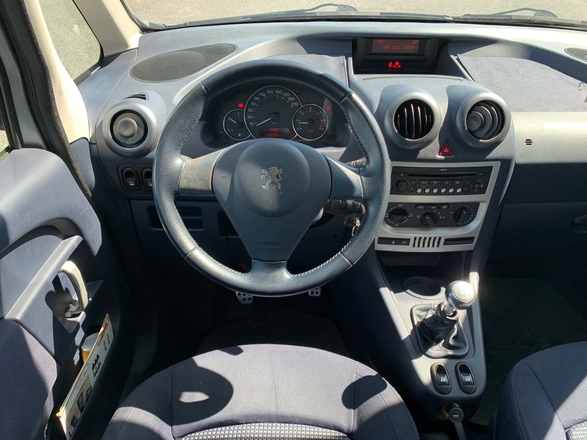 Peugeot 1007 68 chevaux | Climatisation | Régulateur de vitesse | Vitres électriques | Roue secours