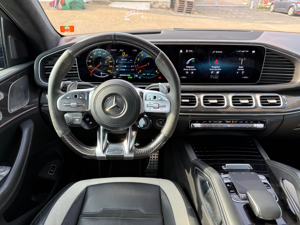 Mercedes-Benz GLE Coupé 63 S AMG 4.0 Ti EQ Boost 4MATIC+ 9G-TRONIC 612cv, Pack Carbon, Pas de malus