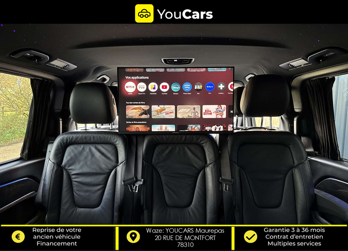 Mercedes-Benz Classe V Phase 2 300 1.9 CDI 16V 4MATIC 9G-TRONIC 237 cv FULL OPTIONS / TELEVISION