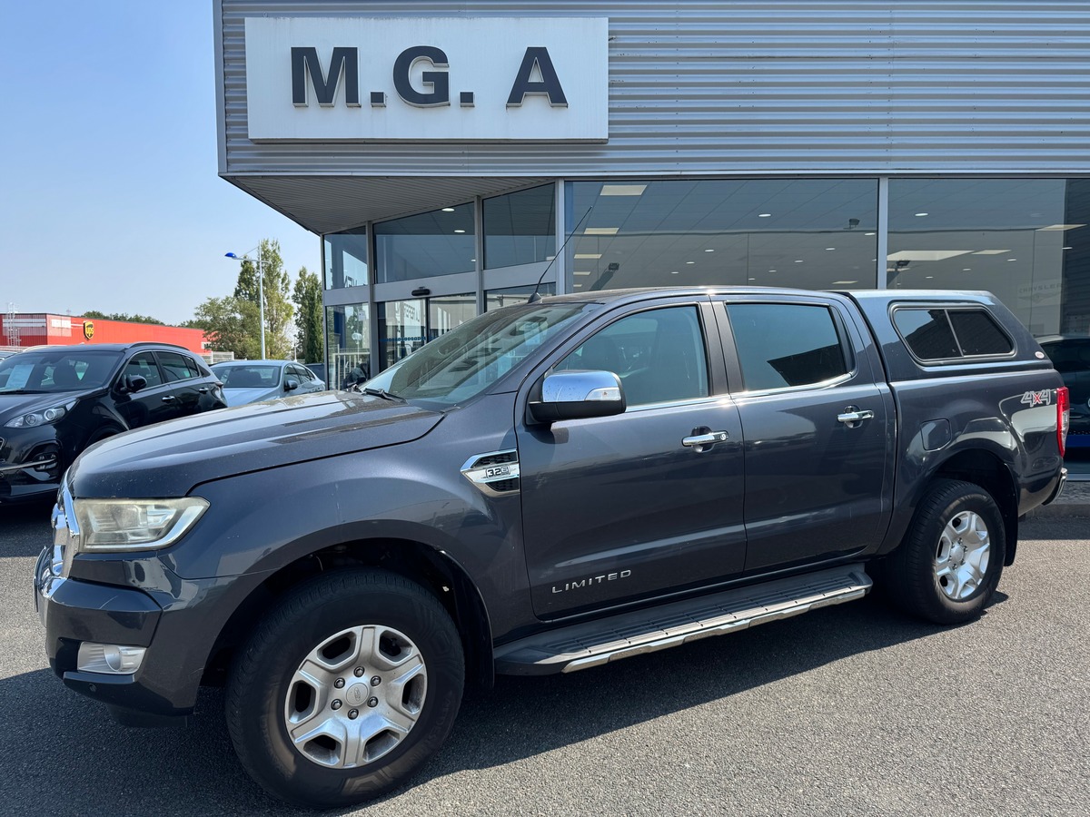 Ford Ranger 200 chevaux | Limited | Double Cabine | 5 places | GPS | Régulateur vitesse | Hard Top