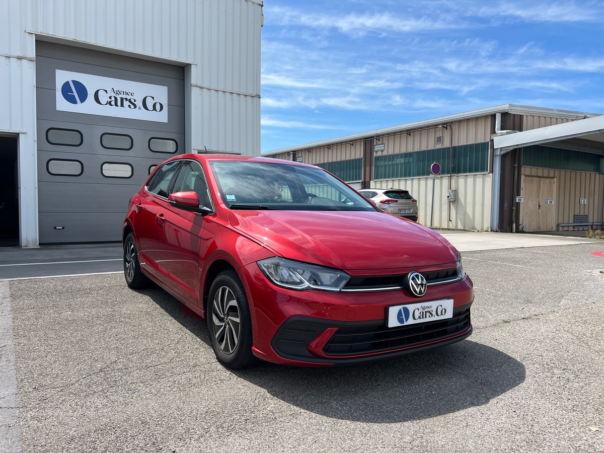Volkswagen Polo 95cv TSI  LIFE, SUIVI COMPLET, I-COCKPIT, CAMERA DE RECUL