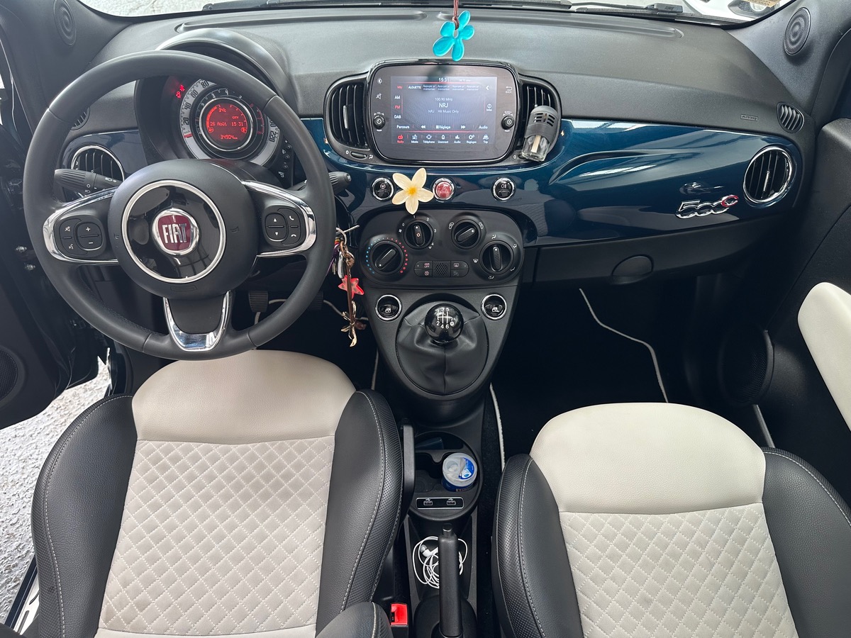 Fiat 500C 1.0 70ch BSG S&S Dolcevita Garantie jusqu'au 19/01/2027 / deuxième main