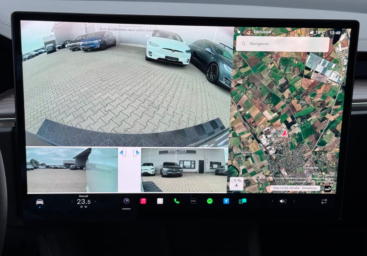 Tesla Model X Dual Motor Palladium/7 places/Pilote Automatique Amélioré/Attelage/TVA