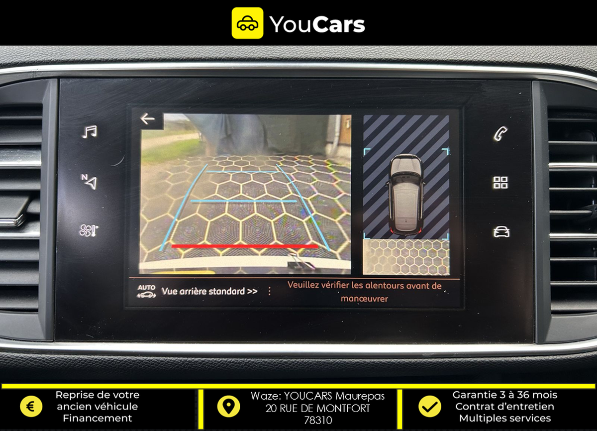 Peugeot 308 TECH EDITION Phase II 1.5 BlueHDi EAT8 130 cv BOITE AUTO - INTERIEUR SEMI CUIR