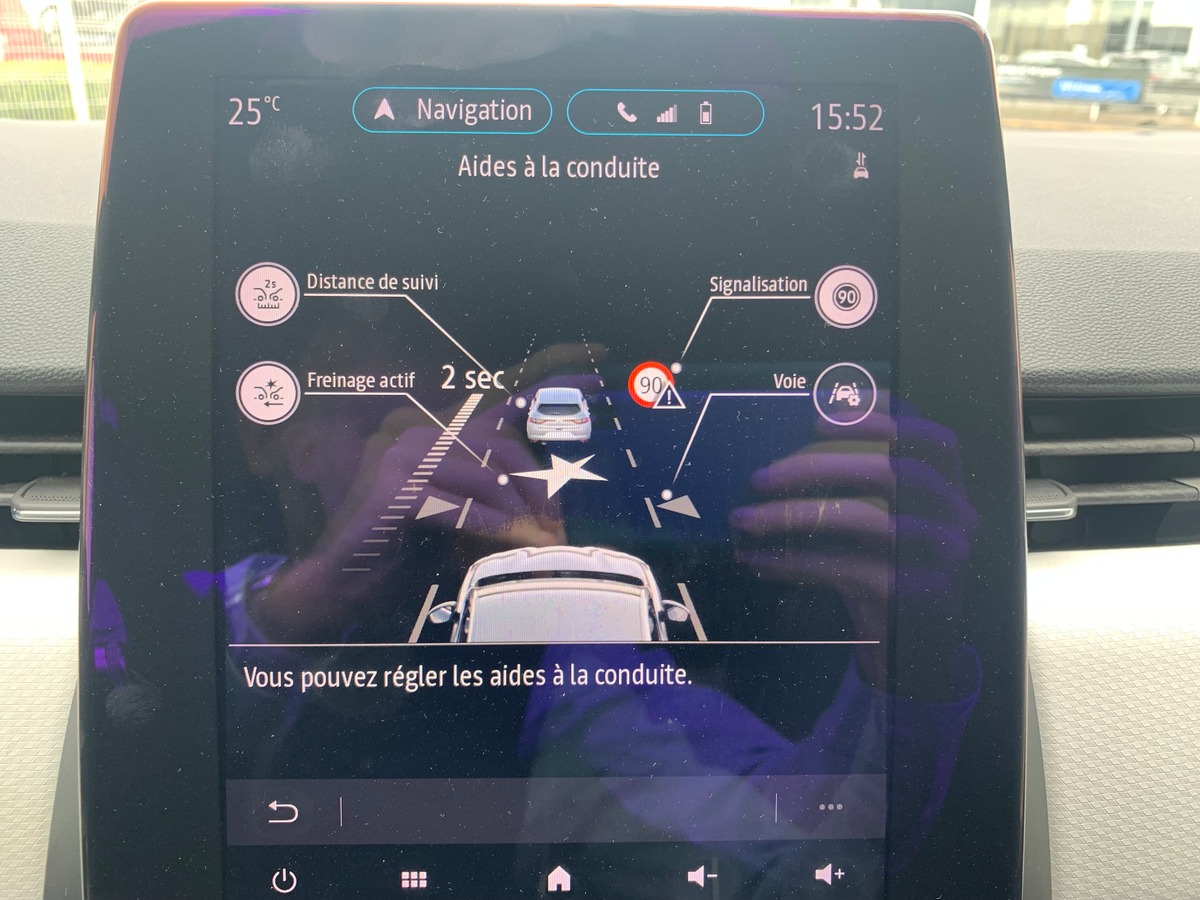 RENAULT Clio V 100 ch | Intens | Caméra de recul | GPS | Régulateur de vitesse | ENTRETIENS RENAULT