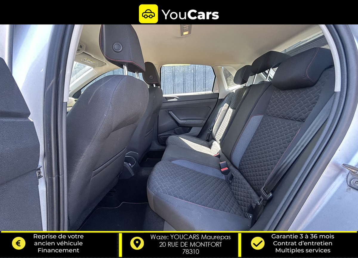 Volkswagen Polo VI  6 CONNECT 1.0 i 65 cv ENTRETIEN VOLKSWAGEN - CARPLAY - BLUETOOTH MUSIC