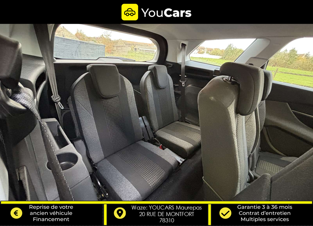 Peugeot 5008 II 1.5 BlueHDi EAT8 130 cv Boîte auto RADAR DE RECUL AV/AR ENTRETIEN A JOUR 7 places