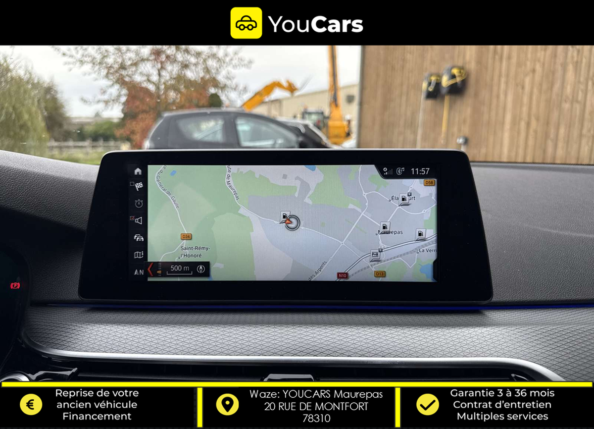 Bmw Série 5 (G30) Berline 530d xDrive 3.0 d Steptronic8 265 cv Boîte auto PACK M ENTRETIEN BMW