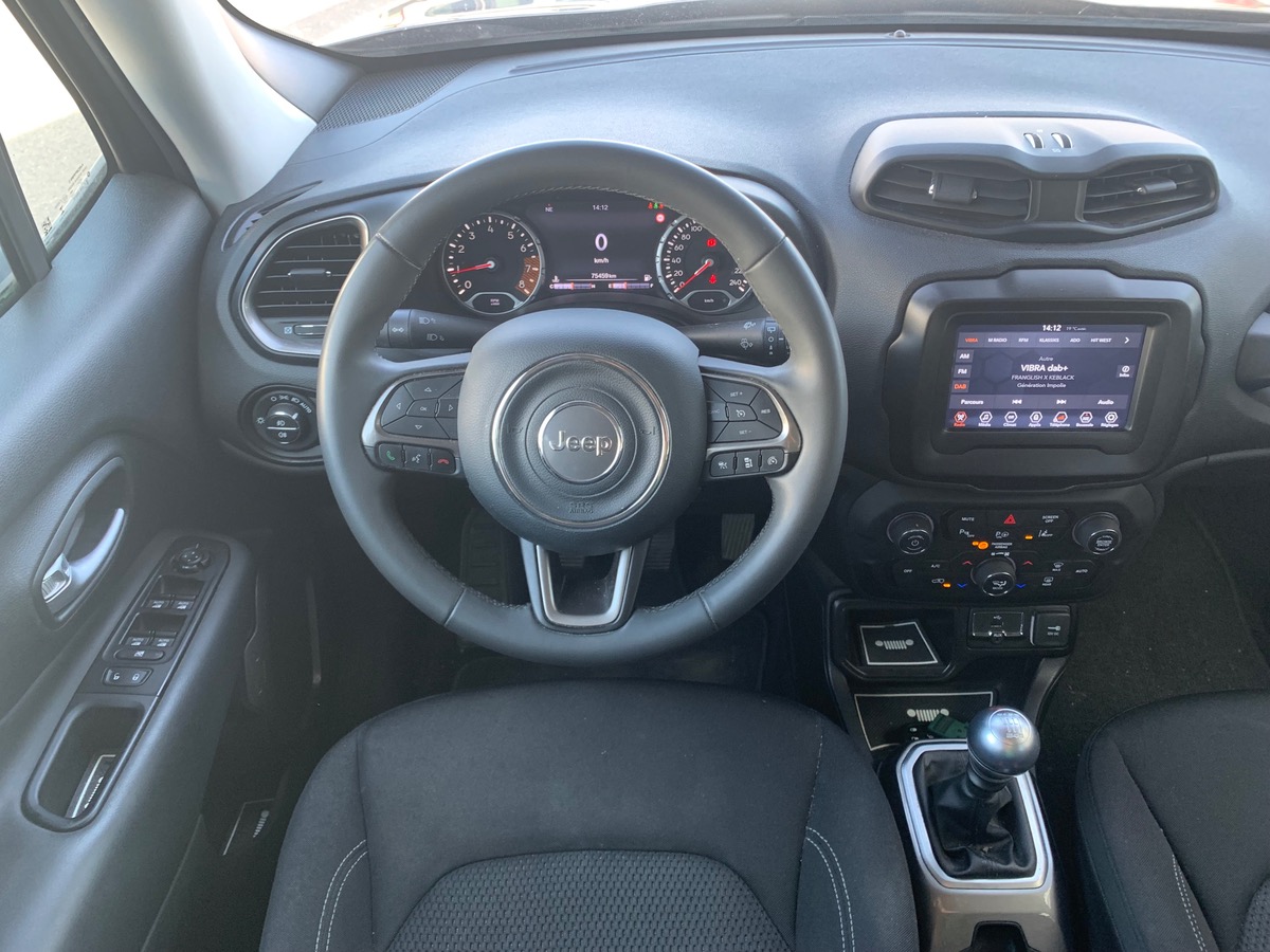 Jeep Renegade 120 ch | Limited | Caméra de recul | Régulateur de vitesse | Avertisseur Angles Morts