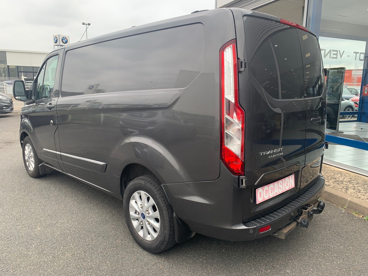 Ford TRANSIT CUSTOM 130 ch | L1H1 Trend Business | 3 Places | Caméra recul | Attelage | Roue secours
