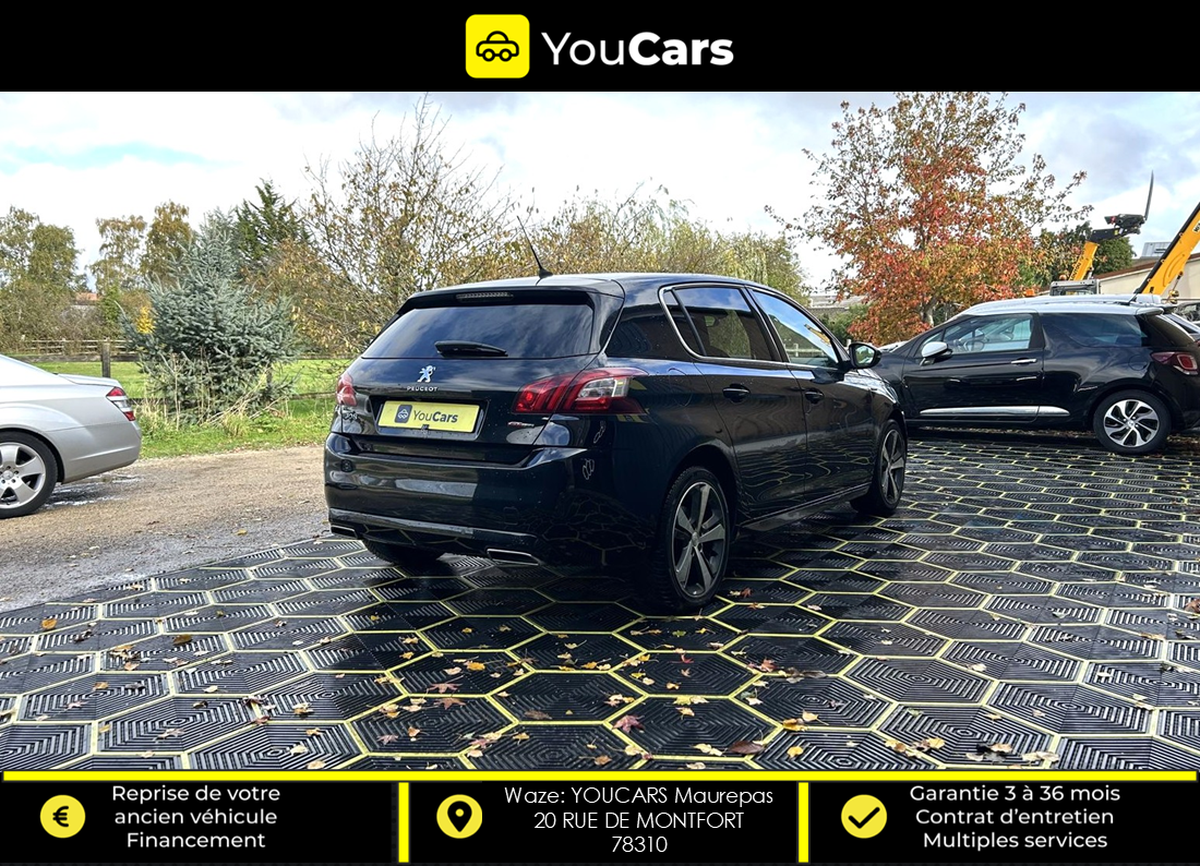Peugeot 308 GT LINE 1.6 BlueHDi EAT6 120 cv BOITE AUTO - KIT DISTRIBUTION FAIT - CAMERA DE RECUL