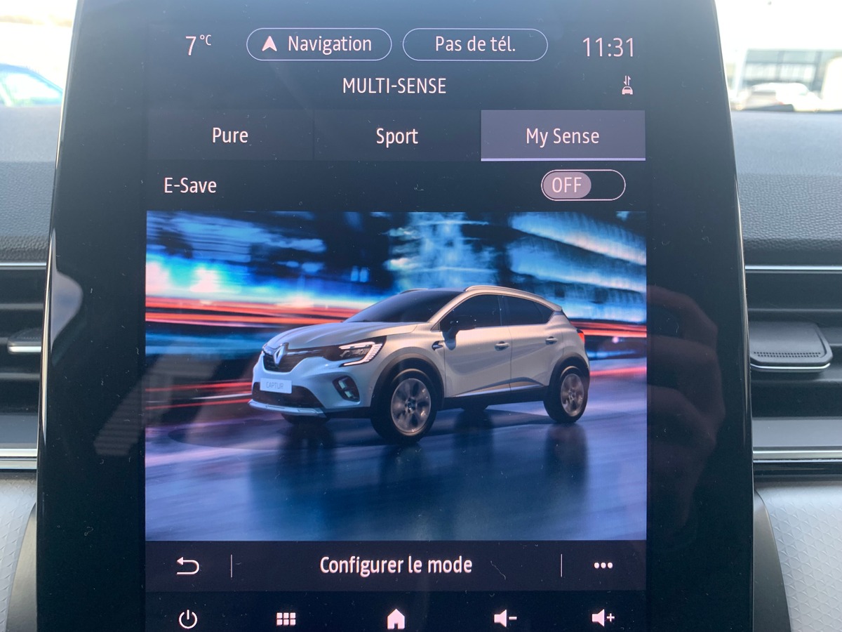 RENAULT Captur 160 ch | E-Tech Plug-in | Intens | Caméra de recul