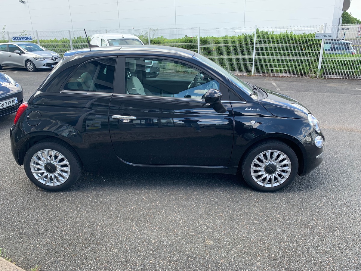 Fiat 500 70 chevaux | Dolcevita | Toit vitré | Régulateur de vitesse | Faible kilométrage