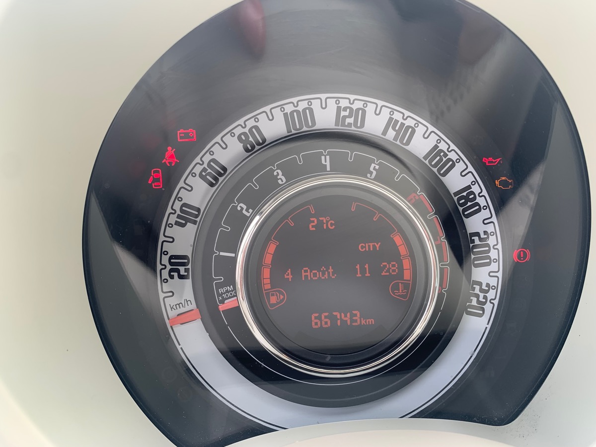 Fiat 500 POP | Kit mains-libres Bluetooth | Régulateur de vitesse| Rétroviseurs électriques