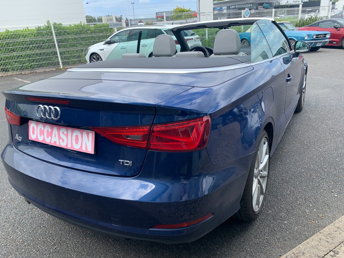 Audi A3 Cabriolet 150 chevaux | GPS | Caméra de recul | Régulateur de vitesse | Bluetooth