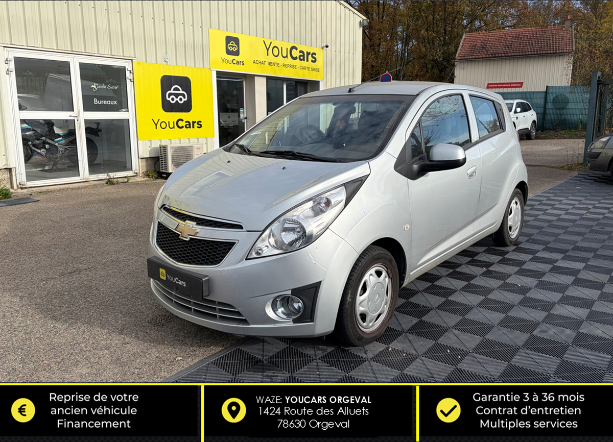 Chevrolet Spark Phase 2 1.0 68 cv IDÉAL JEUNE PERMIS - CLIMATISATION - PRISE USB