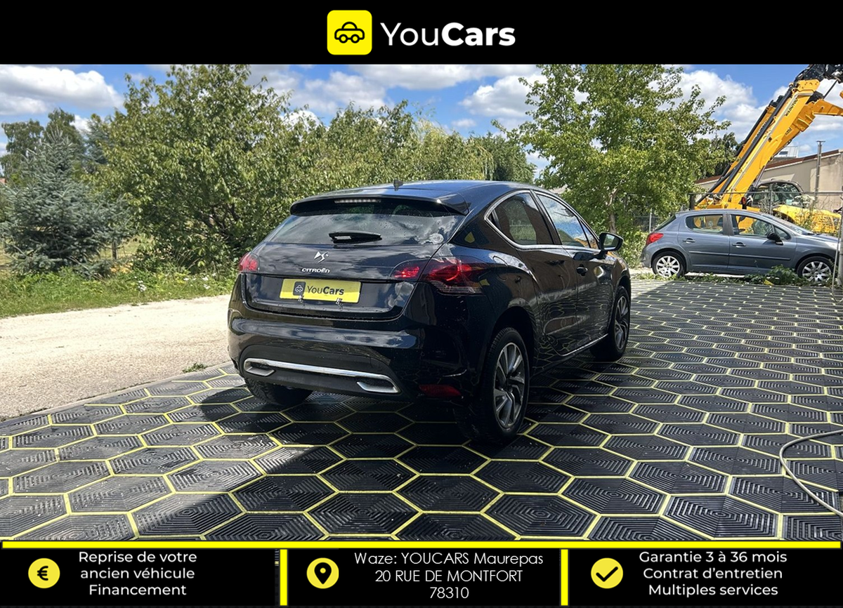 Citroën DS4 CHIC 1.6 HDi 115 cv ENTRETIEN CITROEN - KIT DISTRIBUTON FAIT - TOIT ZENITH