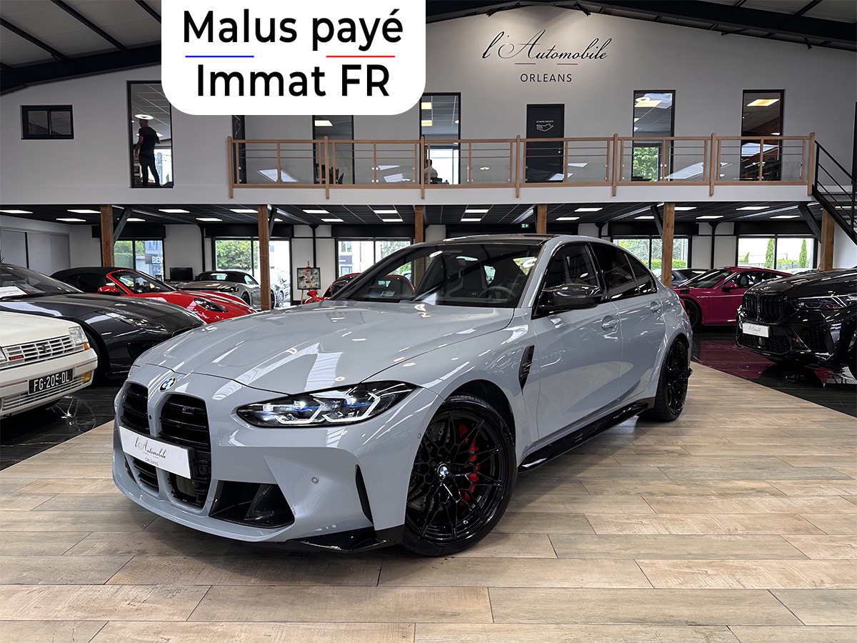 Bmw M3 Competition M xDrive 510 ch BVA8 (G80) - Origine France - Pas de Malus - Garantie 06/2026