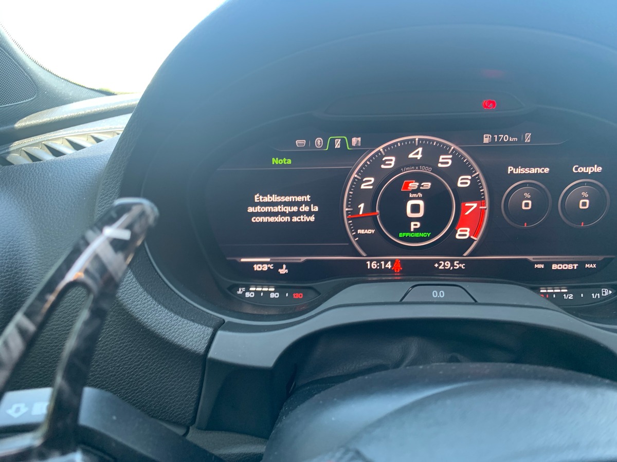 Audi S3 362 ch | Stage 1 | Toit ouvrant | Bang & Olufsen | Régulateur vitesse | Radars | Berline